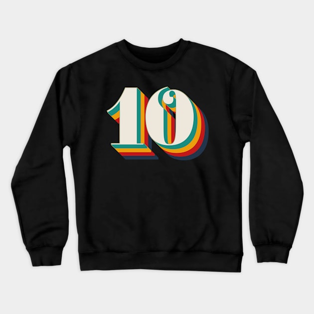 Number 10 Crewneck Sweatshirt by n23tees